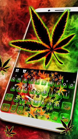 Smoke Skull Keyboard Theme Screenshot 1