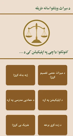 تقسيم حساب المواريث Screenshot 0