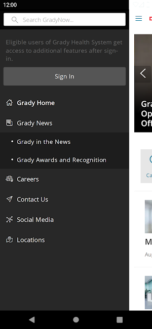 GradyNow Screenshot 1