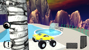 Monster Car Platform Driver Screenshot 2