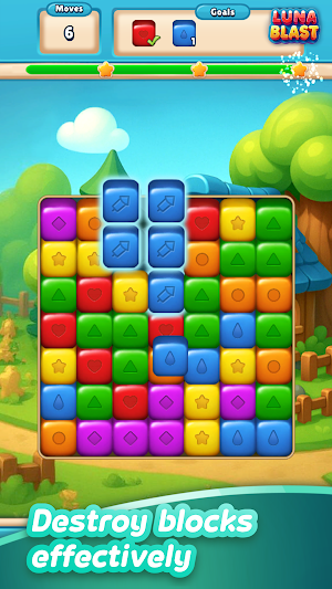 Luna blast : 3 match puzzle Screenshot 3