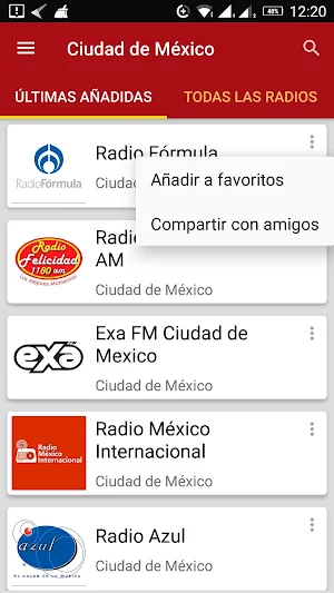 Mexico City Radio Stations Screenshot 1