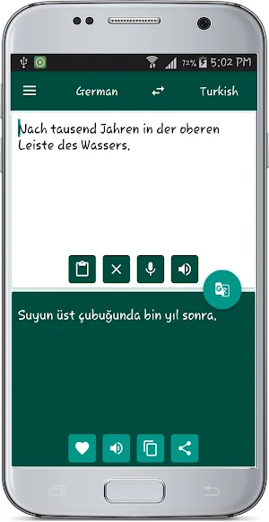 Turkish German Translate Screenshot 2