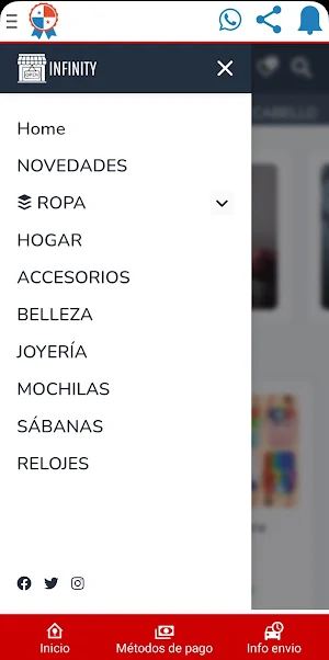 Infinity Shop Screenshot 2
