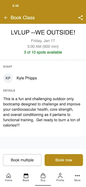 LVL UP FITNESS Screenshot 2