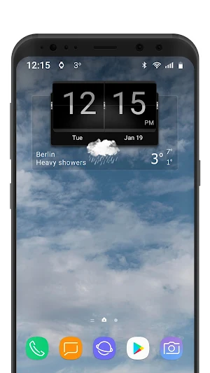 3D Flip Clock Theme Pack 03 Screenshot 2