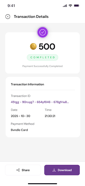Bvndle Partner App Screenshot 1