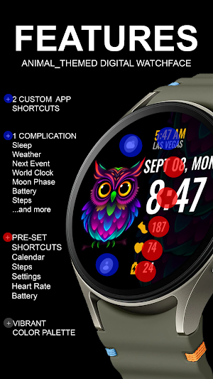 ANIMALS | Owl Neon Screenshot 1