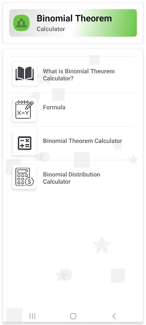 Binomial Calculator Screenshot 0