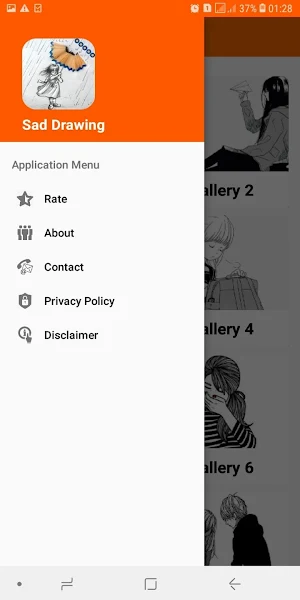 Latest Sad Drawing Ideas Free Screenshot 1