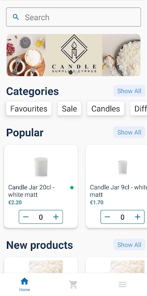 Candle Supplies Cyprus Screenshot 0