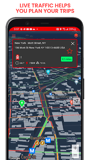 Tesla Supercharger Map Screenshot 1