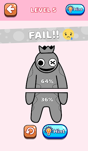 Perfect Cut: a 50/50 Puzzle Screenshot 2