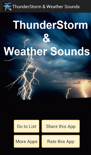 Weather Sounds Screenshot 0