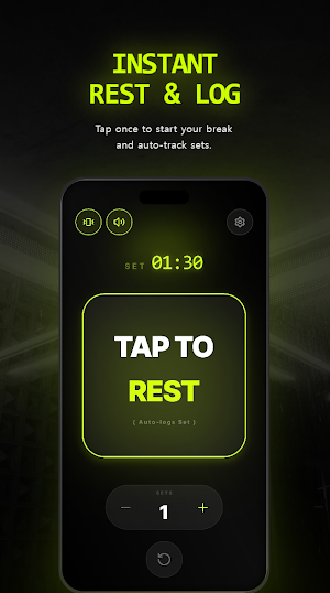 TapRest: Workout Rest Timer Screenshot 0