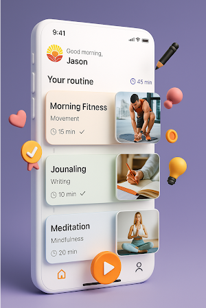 Morning Routine App - Sunrise Screenshot 1