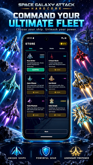 Space Galaxy Attack Hardcore Screenshot 3