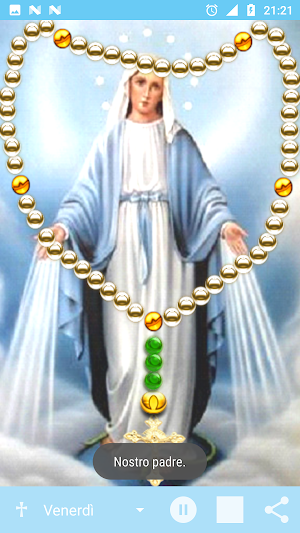 Holy Rosary with offline audio in Italian Screenshot 3