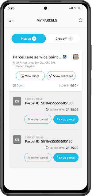 Parcel Locker App Screenshot 0