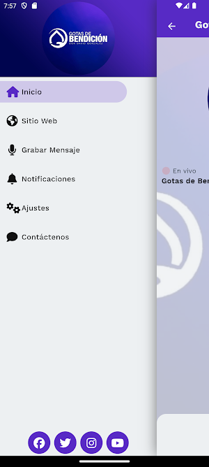 Gotas de Bendición Radio Screenshot 1