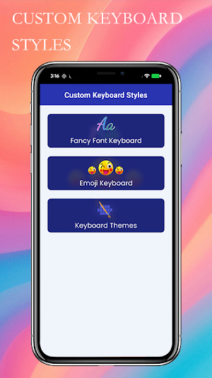 Custom Keyboard Styles Screenshot 0