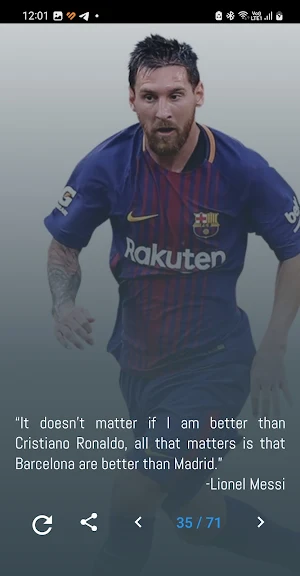 Lionel Messi Quotes Screenshot 3