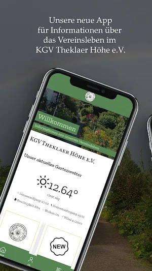 Vereinsapp KGV Theklaer Höhe Screenshot 1