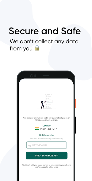 DirectChat open - Chat without saving number Screenshot 3
