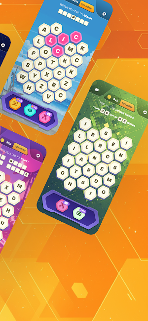 Hexagonal Word Search Screenshot 1