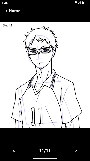 How to Draw Haikyuu Anime Screenshot 2