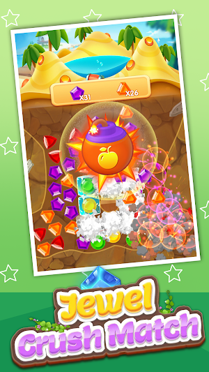 JewelCrushMatch Screenshot 1