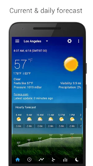 3D Sense Clock & Weather Screenshot 1
