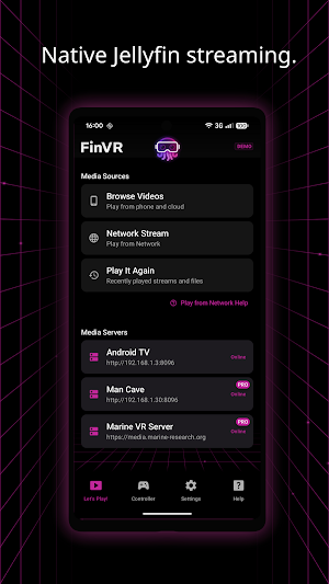 FinVR: 3D VR Player Screenshot 0
