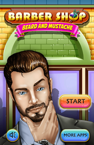 Barber shop Beard and Mustache -Fun Games for Kids Screenshot 0