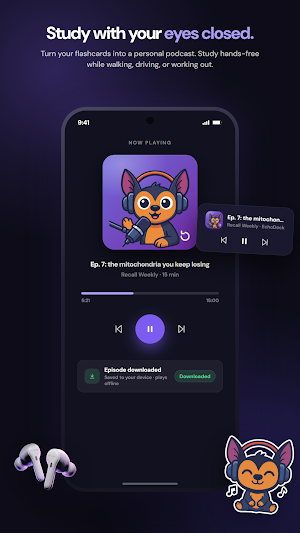 EchoDecks: AI Audio Flashcards Screenshot 0