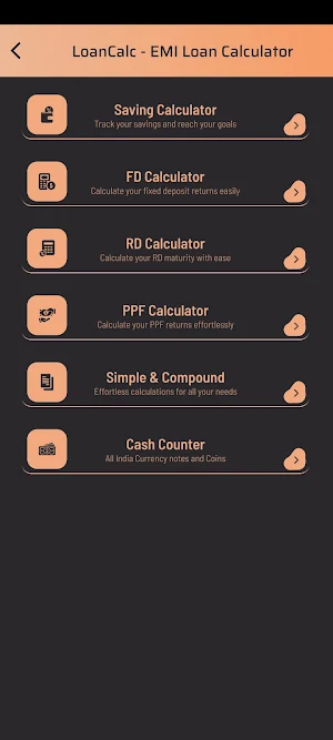 LoanCalc - EMI Loan Calculator Screenshot 0