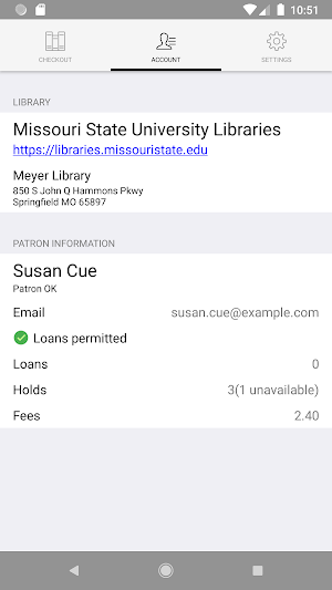 Missouri State Self Checkout Screenshot 3