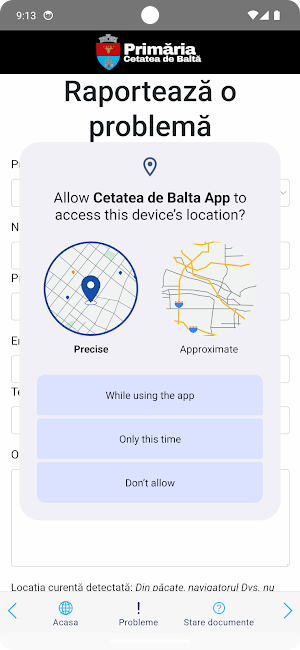 Cetatea de balta App Screenshot 2