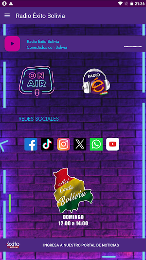 Radio Éxito Bolivia Screenshot 0