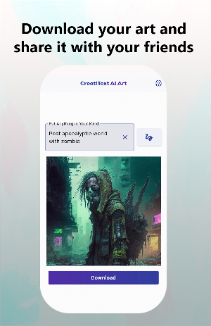 CreatiText - AI Art Generator Screenshot 3