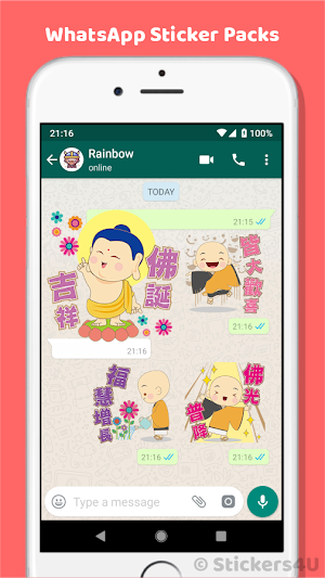 Vesak Day Wishes Stickers Screenshot 1