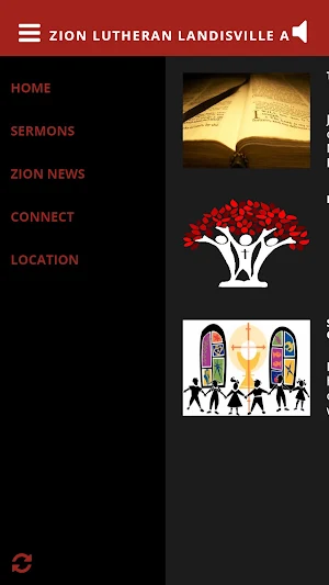 Zion Lutheran Landisville App Screenshot 1
