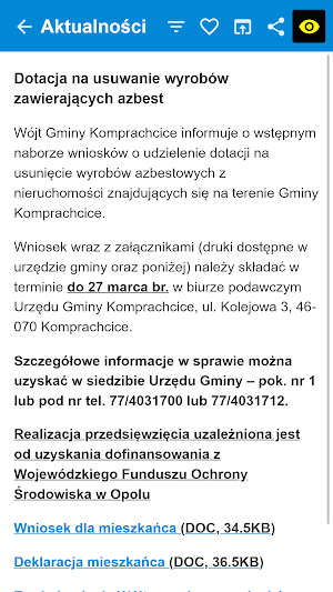 Gmina Komprachcice Screenshot 2