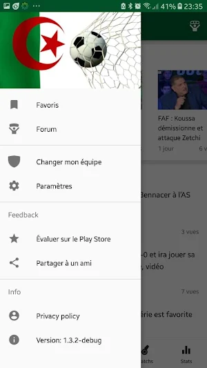 Algeria sport info - News, Videos & Live Score Screenshot 0