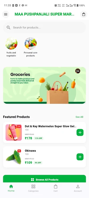 MAA PUSHPANJALI SUPER MARKET Screenshot 0