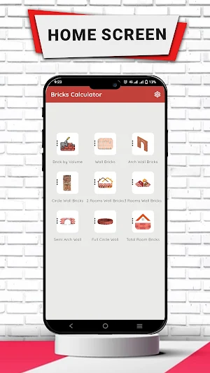 bricks Calculator Screenshot 0