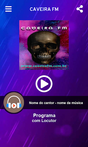 Caveira FM Screenshot 1