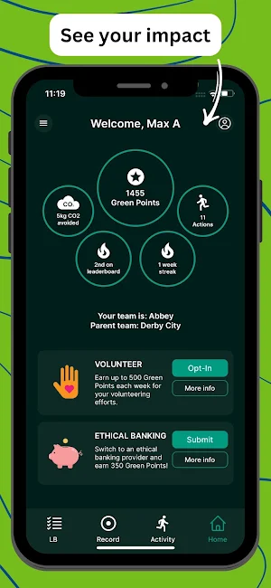 Derbyshire Green Rewards Screenshot 1