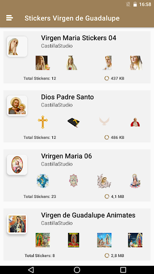Stickers of the Virgin Mary Screenshot 2