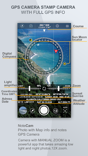 GPS Stamp Camera: GPS Info Screenshot 0